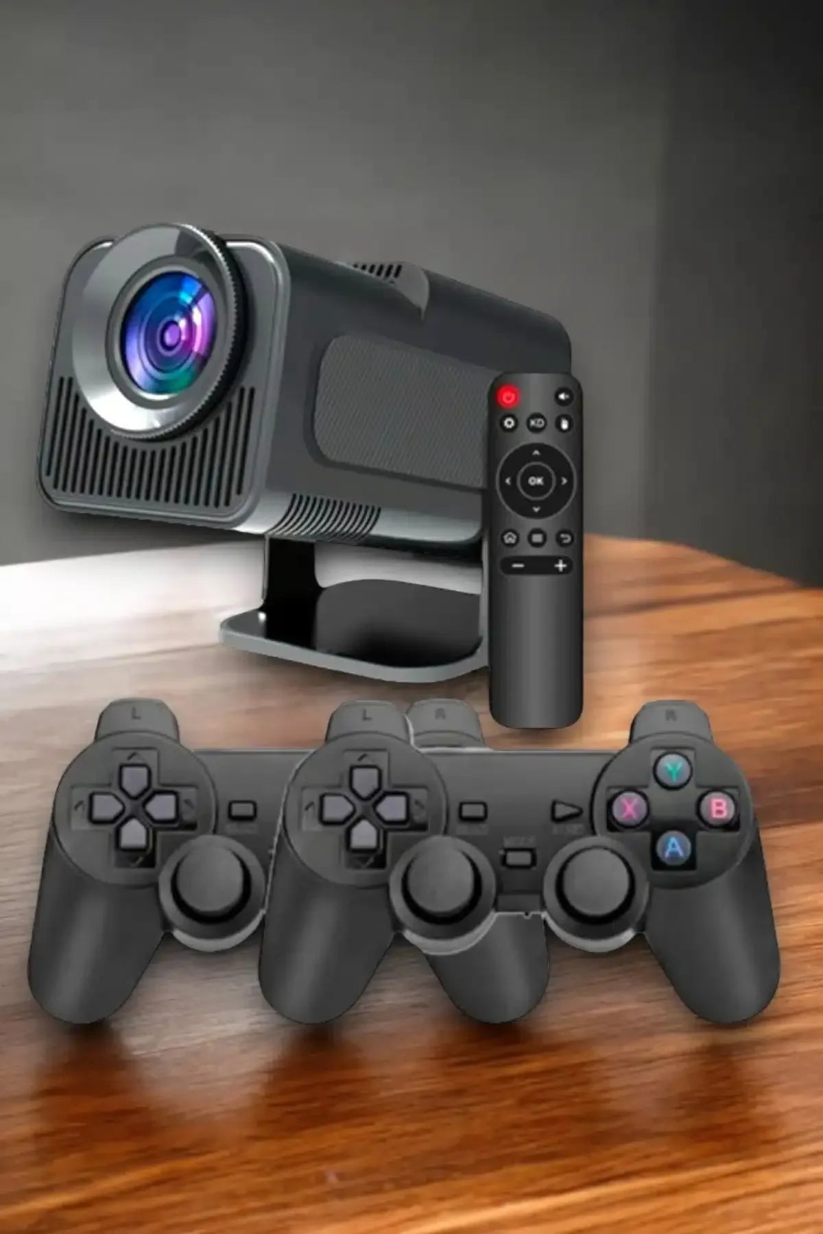 NIVU ARCADE™ | 2000'den fazla yerleşik oyun ve çift oyun kumandası (Bluetooth ve HD) içeren projeksiyon istasyonu - NIVU